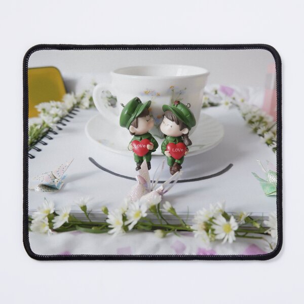 Item preview, Sweet couple with beautiful coffee cup designed and sold by ATime7Day.