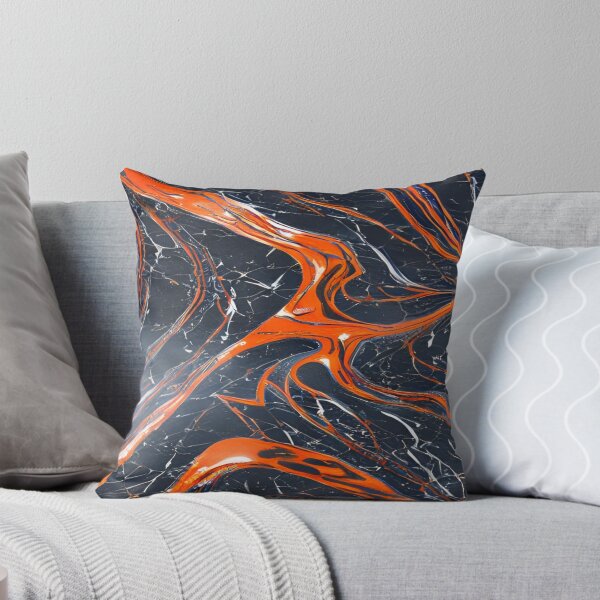 Item preview,  Marble White Black and Orange Swirl designed and sold by Jrw-Design.