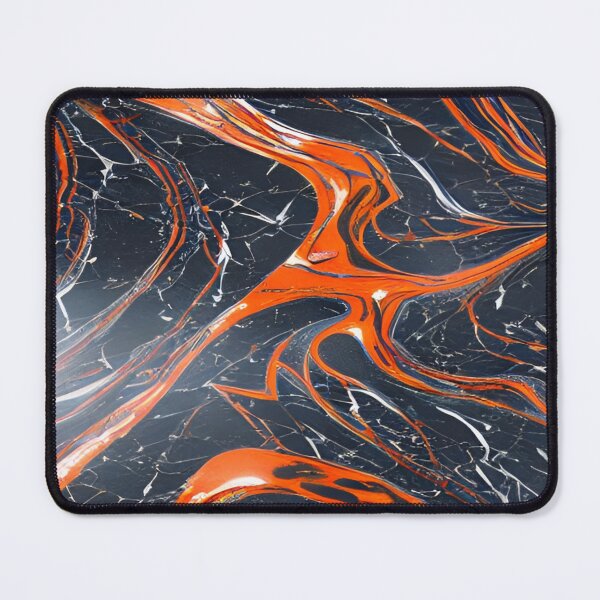 Item preview,  Marble White Black and Orange Swirl designed and sold by Jrw-Design.