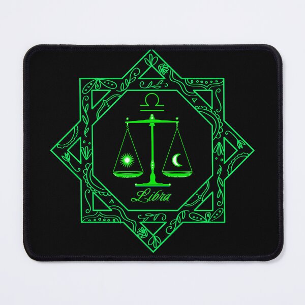 Item preview, Libra Scales in Layered Squares Zodiac design; green version designed and sold by mbuz90.
