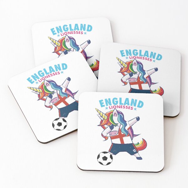 Item preview, WOSO Dabbing Football Unicorn England - Womens Soccer designed and sold by Numero14.
