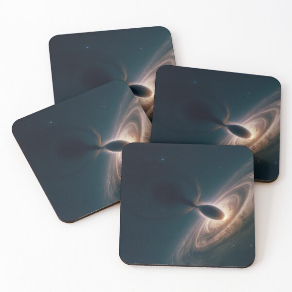 Item preview, Space Black Hole Collision Painting designed and sold by magicalcool.