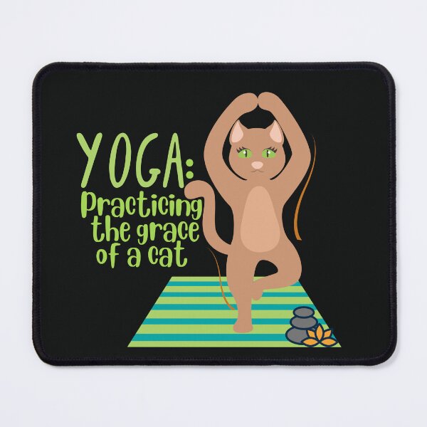 Item preview, Tree Cat Yoga Pose for the cat lovers and yoga lovers you know designed and sold by tranquilbeach.