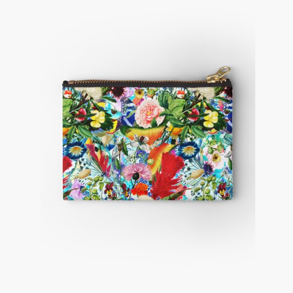 Artikelvorschau, Schöne lebendige Blumen und bunte Schmetterlinge auf botanischem Hintergrund. entworfen und verkauft von BeInTouch.