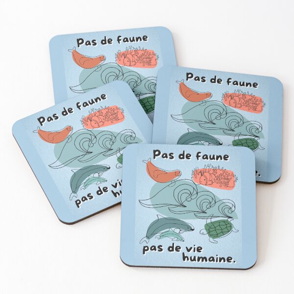 Item preview, Pas de Faune, Pas de Vie Humaine designed and sold by bmfabricdesigns.