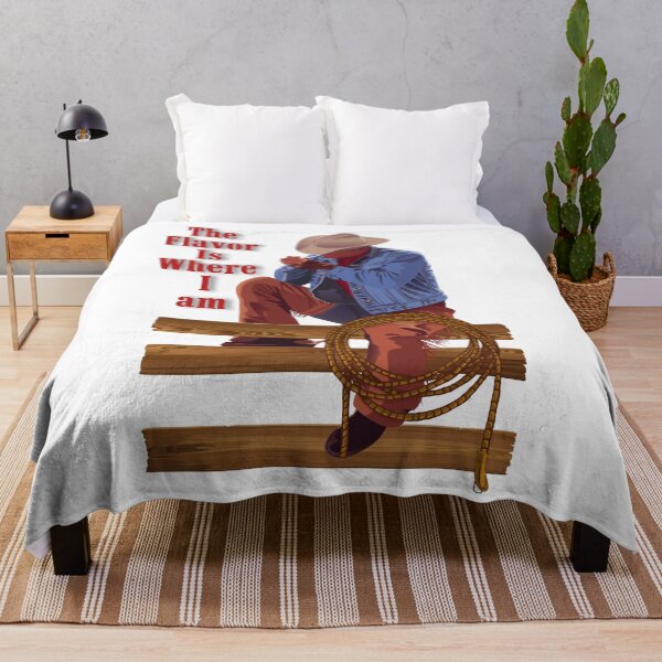 Item preview, Cowboy on a fence in relax time designed and sold by PaladinLand.