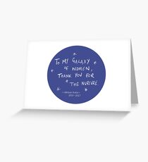 Galaxy of Women - Orphan Black Greeting Card