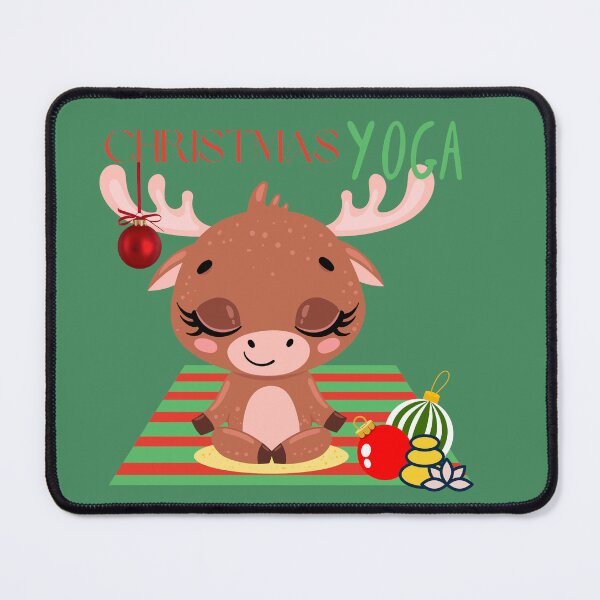 Item preview, Christmas Reindeer Yoga Pose for the Christmas Reindeer lovers and yoga lovers you know designed and sold by tranquilbeach.