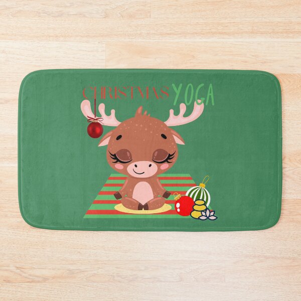 Item preview, Christmas Reindeer Yoga Pose for the Christmas Reindeer lovers and yoga lovers you know designed and sold by tranquilbeach.