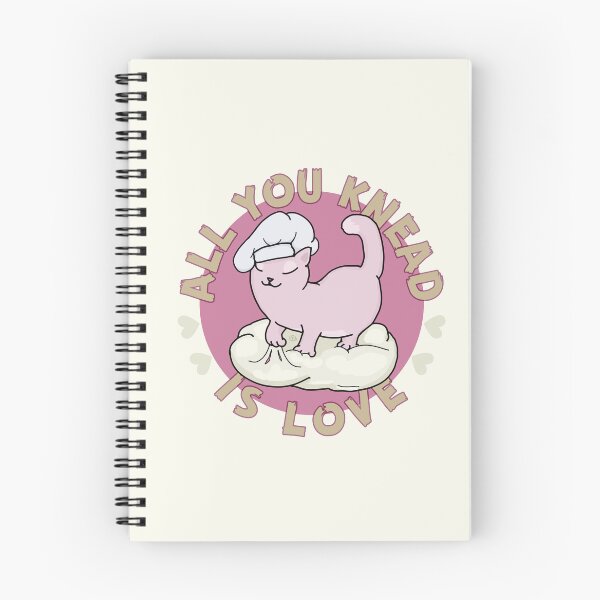 Item preview, Kneading Cat Biscuit Chef - Cat Food Pun designed and sold by ViewerEqualsPhoton.