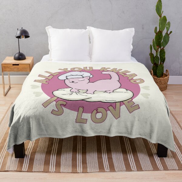 Item preview, Kneading Cat Biscuit Chef - Cat Food Pun designed and sold by ViewerEqualsPhoton.