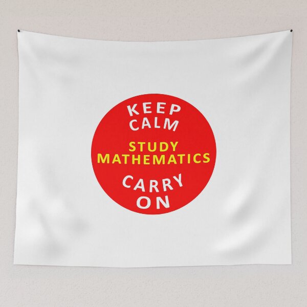 Item preview, Keep Calm - Carry On - Study Mathematics designed and sold by Ars-flos-est.