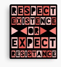 Resistance Canvas Print
