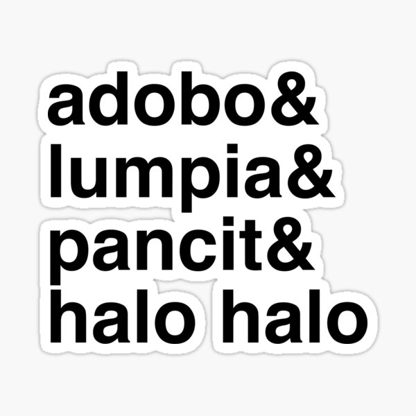 Filipino Favorites Sticker