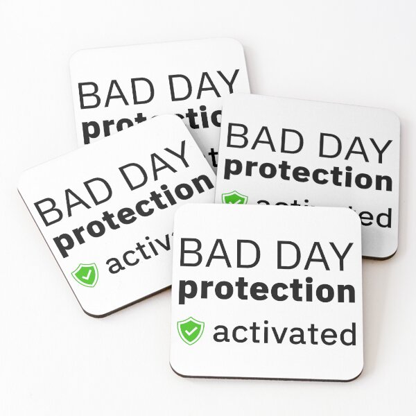 Item preview, BAD DAY protection activated designed and sold by creatrcc.