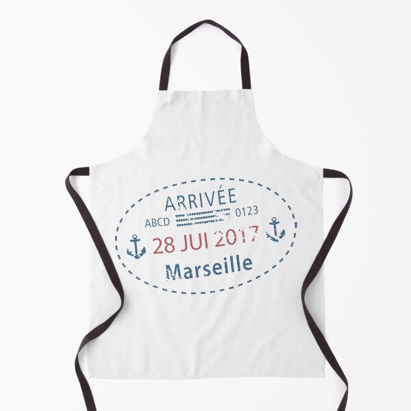 Item preview, France, Marseille - Passport Stamp designed and sold by Sejmen.