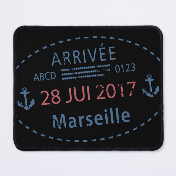 Item preview, France, Marseille - Passport Stamp designed and sold by Sejmen.