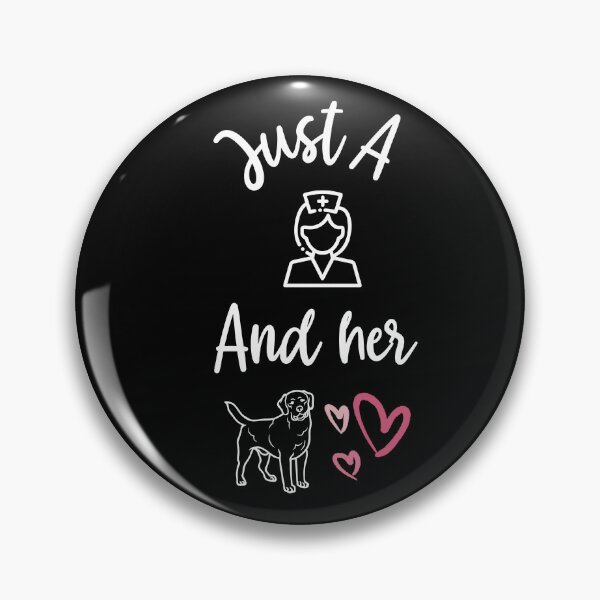 Item preview, Just A Nurse And Her Dog designed and sold by Marvett-World.