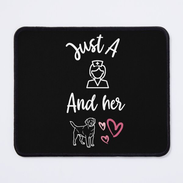 Item preview, Just A Nurse And Her Dog designed and sold by Marvett-World.