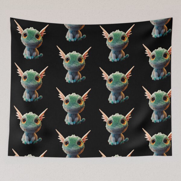 Item preview, Little Green Dragon designed and sold by Lauren Van Allen.