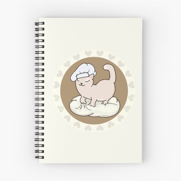 Item preview, Kneading Cat Biscuit Chef - Cat Food Pun designed and sold by ViewerEqualsPhoton.