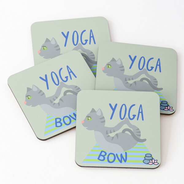 Item preview, Yoga Bow Cat Yoga Pose for the cat lovers and yoga lovers you know designed and sold by tranquilbeach.