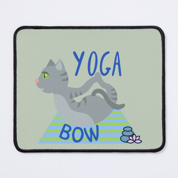 Item preview, Yoga Bow Cat Yoga Pose for the cat lovers and yoga lovers you know designed and sold by tranquilbeach.