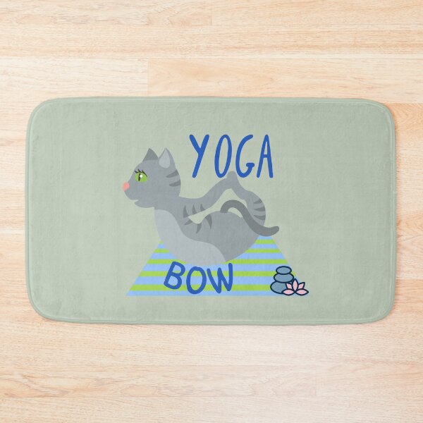 Item preview, Yoga Bow Cat Yoga Pose for the cat lovers and yoga lovers you know designed and sold by tranquilbeach.
