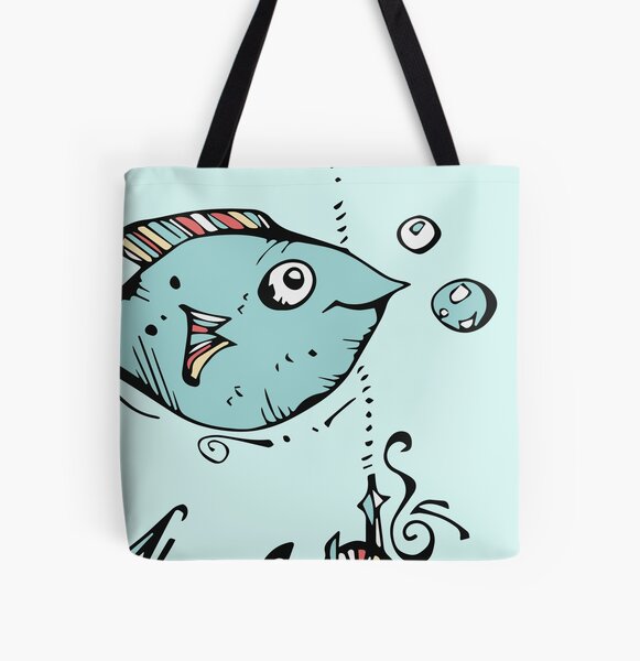 Fish For Gary All Over Print Tote Bag