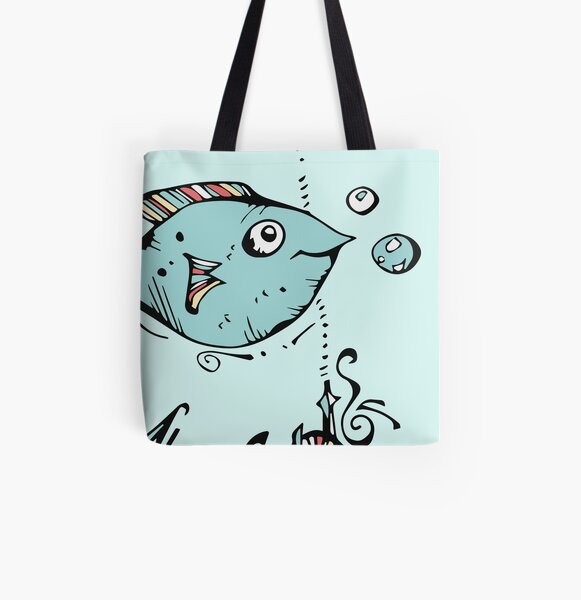 Fish For Gary All Over Print Tote Bag