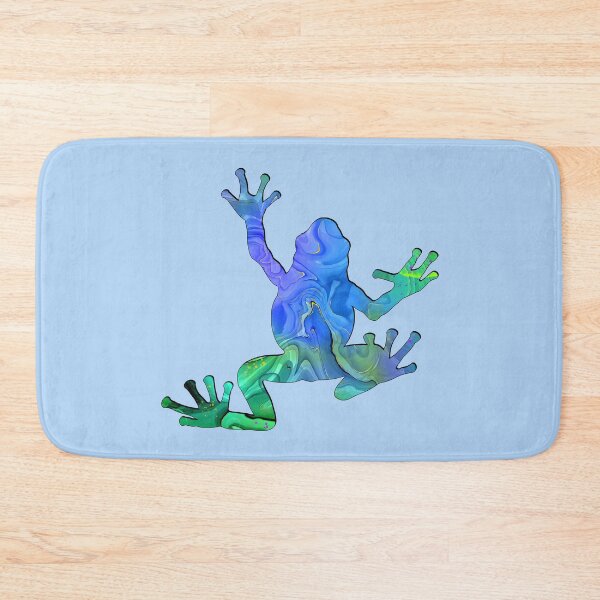 Item preview, Green and Blue Fantasy Frog Spirit Animal designed and sold by LaRoach Digital Arts.