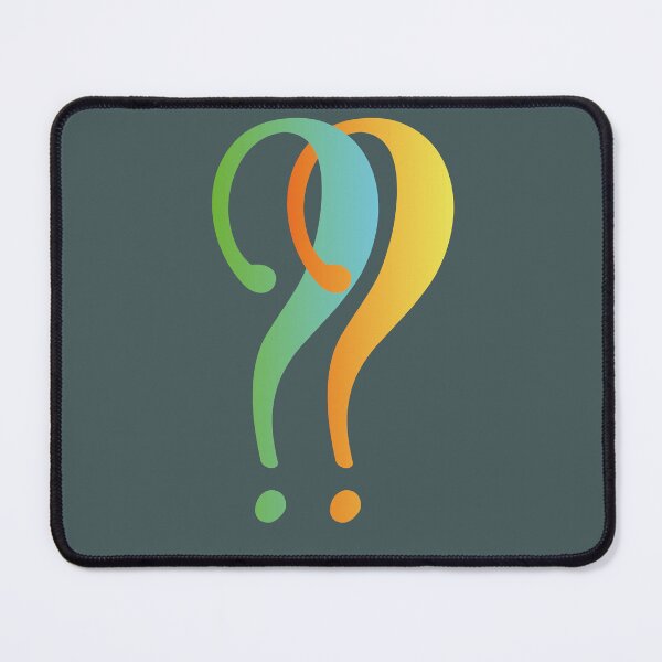 Item preview, Rainbow Question Marks - what? designed and sold by ALLURE-minimal.