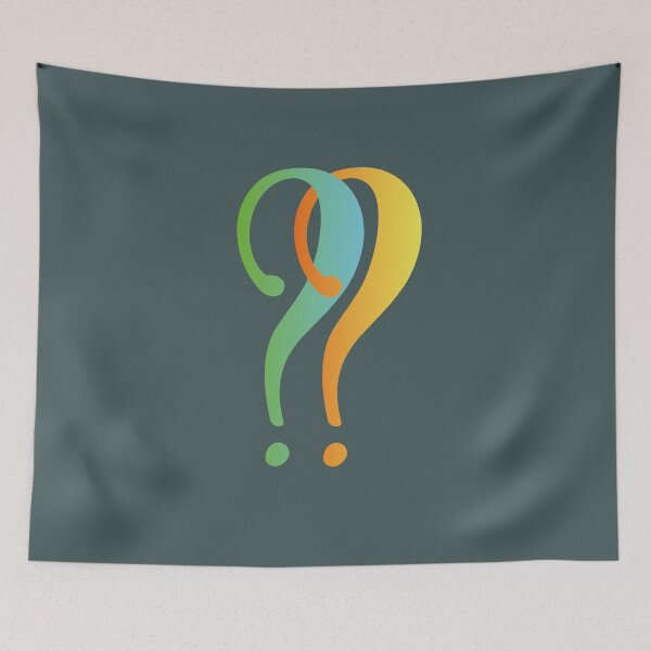 Item preview, Rainbow Question Marks - what?  designed and sold by ALLURE-minimal.