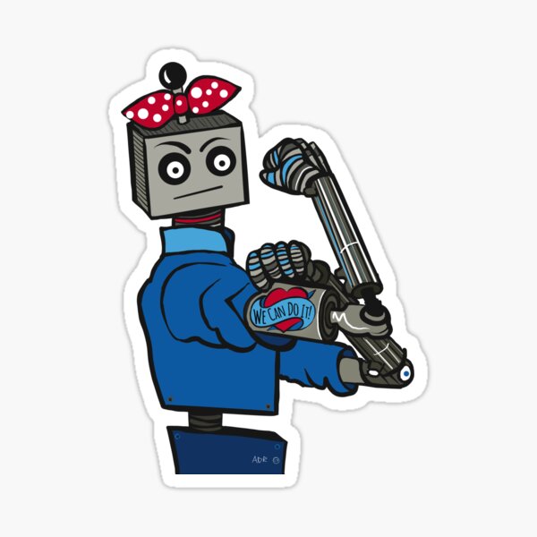 Rosie the Riveted Sticker