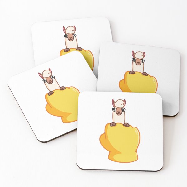 Artikelvorschau, Fick dich Hand Lama Emoji entworfen und verkauft von bolkibox.