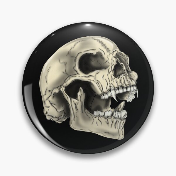 Item preview, Fanged Skull designed and sold by Kixstra.
