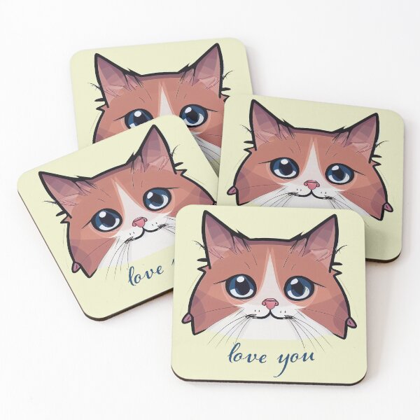 Item preview, Love You Munchkin Cat Print designed and sold by ThePurpleMelon.