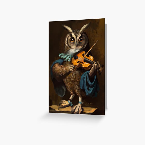 The Violinist Greeting Card