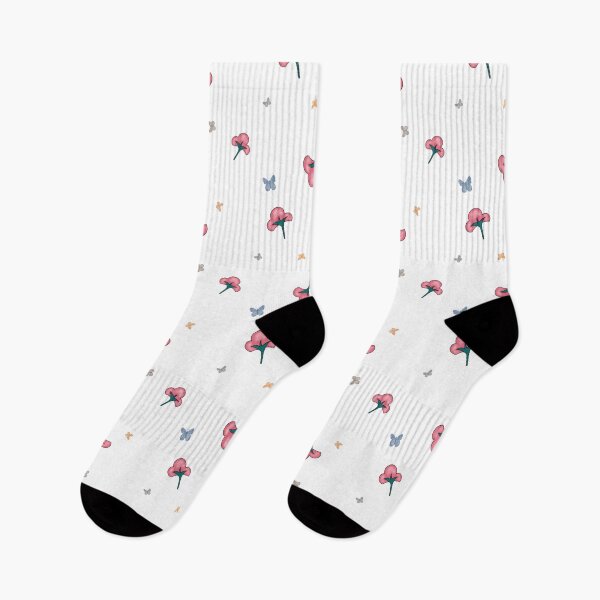 Item preview, CottonCandy Butterfly Pattern - White designed and sold by JaselviiStudio.