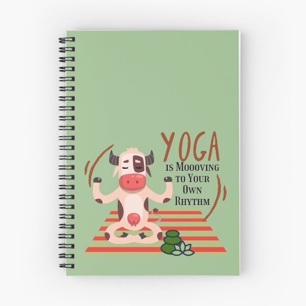 Item preview, Cow Yoga Pose is Mooving to Your Own Rhythm for the Animal lovers and yoga lovers you know designed and sold by tranquilbeach.