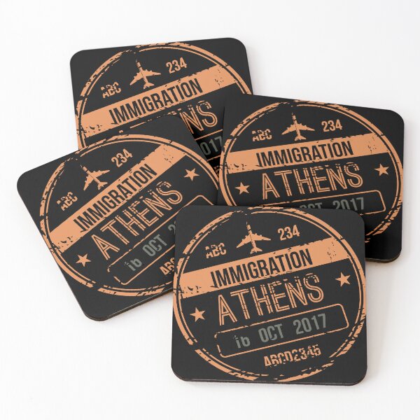 Item preview, Greece, Athens - Passport Stamp designed and sold by Sejmen.