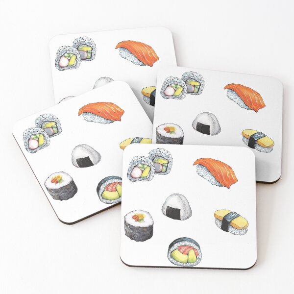 Item preview, sushi sitckers pack designed and sold by emmaabd.