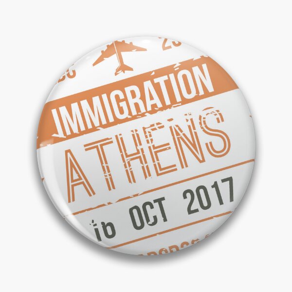 Item preview, Greece, Athens - Passport Stamp designed and sold by Sejmen.