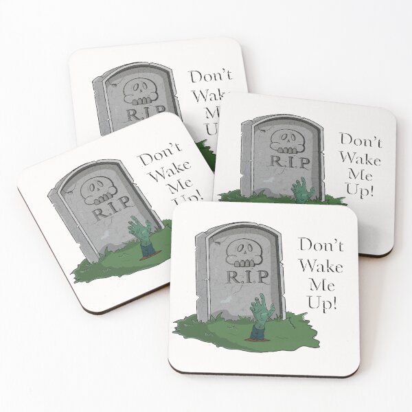 Item preview, Don't Wake me up funny halloween gift designed and sold by Anna-Kik.