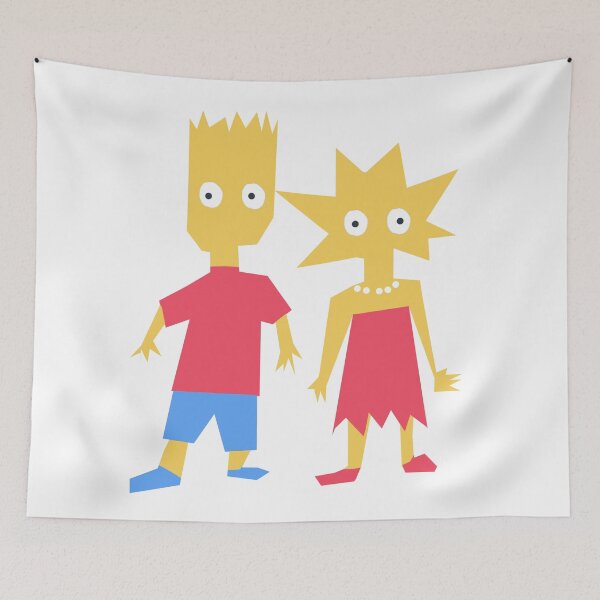 Item preview, Bart and Lisa  designed and sold by CatsHappy.
