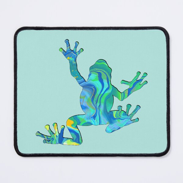 Item preview, Blue Green Fantasy Frog Spirit Animal designed and sold by LaRoach Digital Arts.