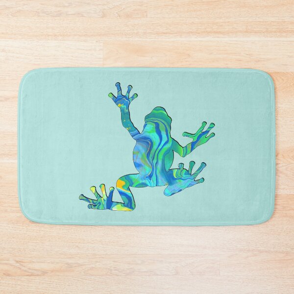 Item preview, Blue Green Fantasy Frog Spirit Animal designed and sold by LaRoach Digital Arts.