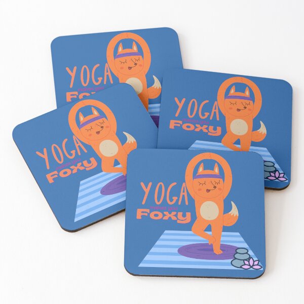 Item preview, Yoga Make You Foxy Design for wild animal lovers and yoga lovers you know.l designed and sold by tranquilbeach.