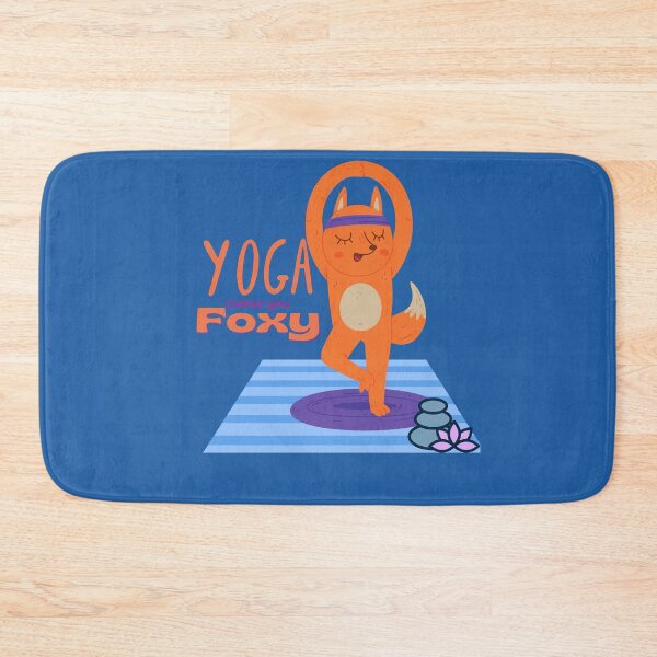 Item preview, Yoga Make You Foxy Design for wild animal lovers and yoga lovers you know.l designed and sold by tranquilbeach.