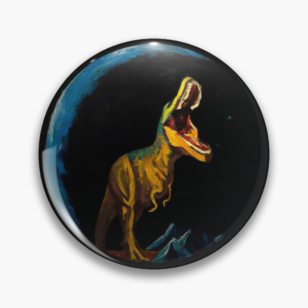 Artikelvorschau, Dino brüllt den Mond an entworfen und verkauft von AbsoluteA.